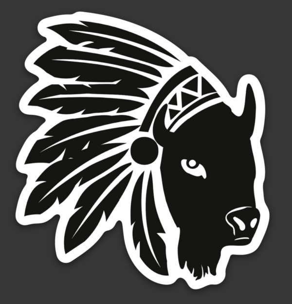 Chief Bison Headdress Sticker